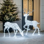 Bringing Some Holiday Sparkle To Your Home With Outdoor Lighted Reindeer