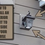 How To Install An Outdoor Light On Aluminum Siding Panels